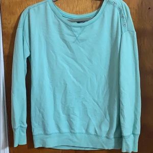 Mint green light weight pullover